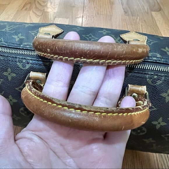 LOUIS VUITTON SPEEDY 35 classic monogram  vintage 91 *AUTHENTIC *Make an offer! - Picture 7 of 14